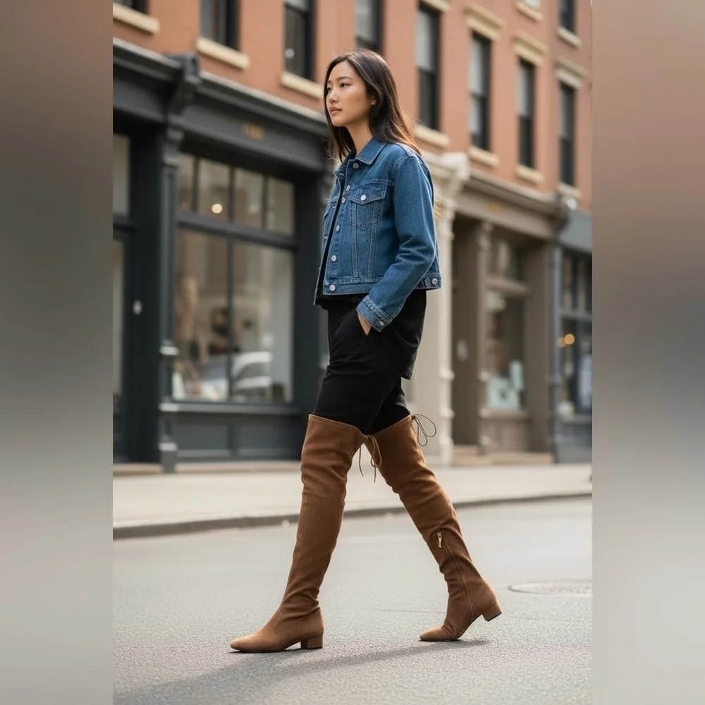 L’autre Chose Genuine Suede Boots- made in Italy-NWT - Picture 8 of 8
